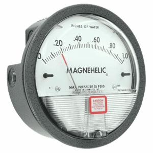 Trykdiff.manometer 0-1000Pa